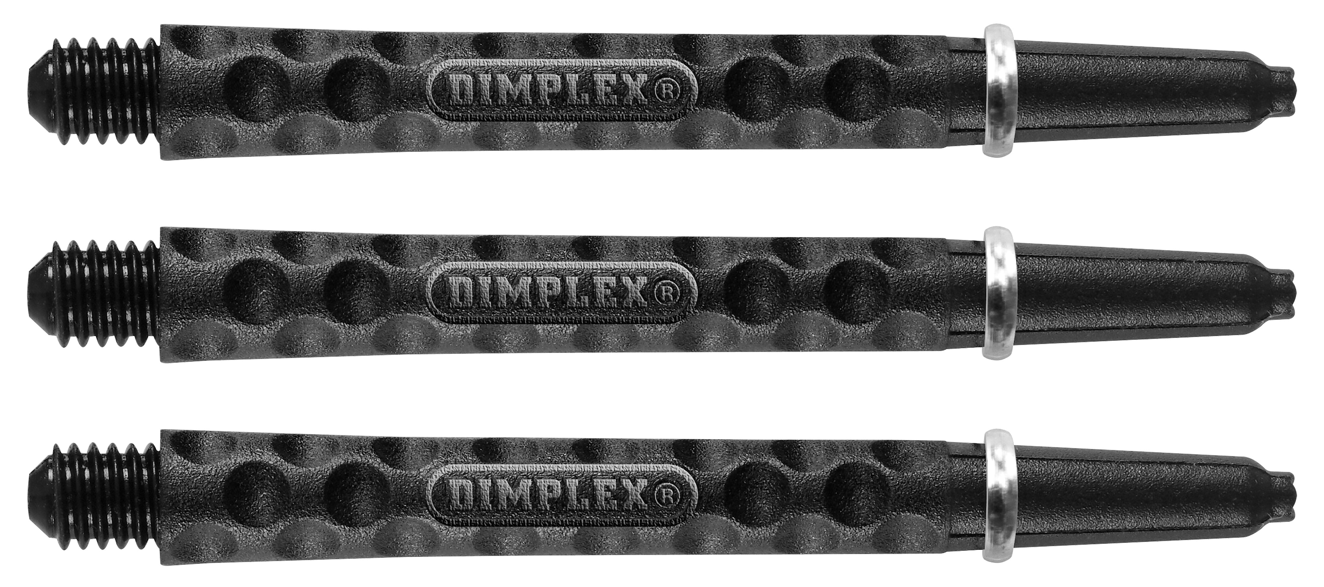 Harrows Dimplex Dart Shafts - Black - Medium - Short