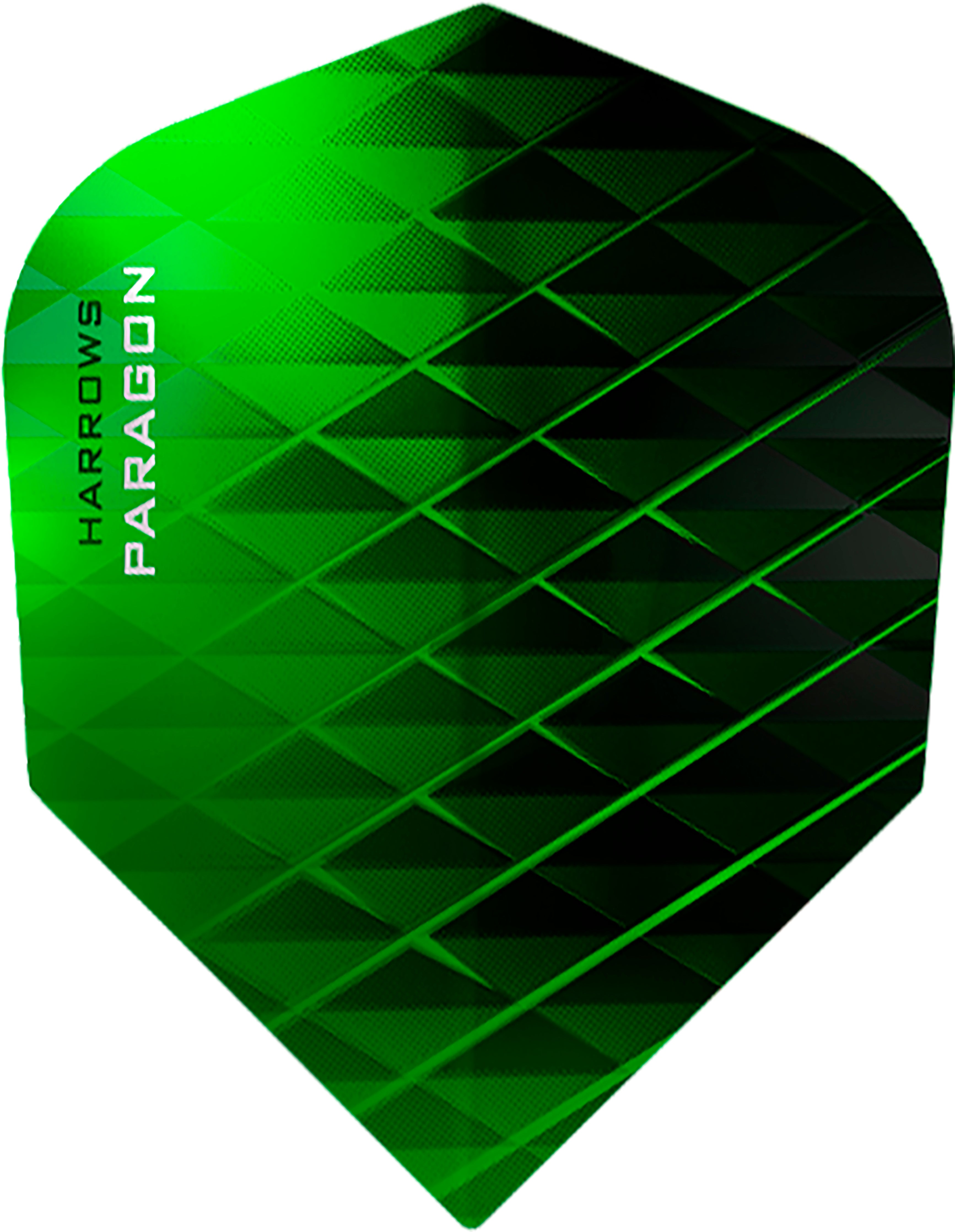 Harrows Paragon Dart Flights - 100 Micron - Extra Strong - Green