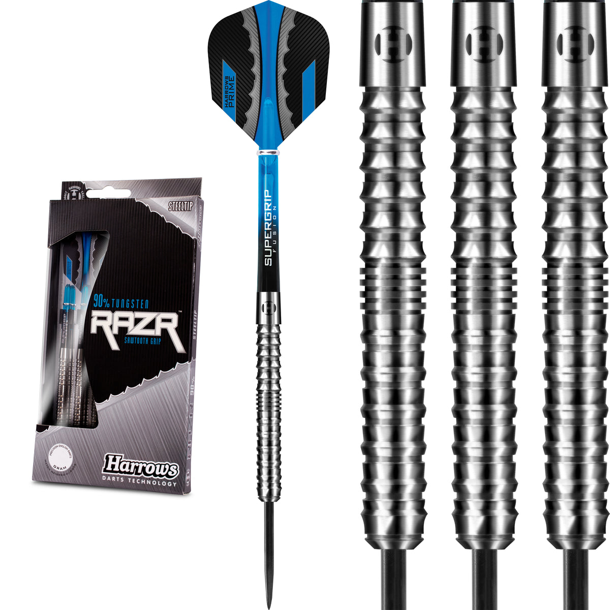 Harrows RAZR Straight 90 Tungsten Darts 25g 28g 30g Bully Darts