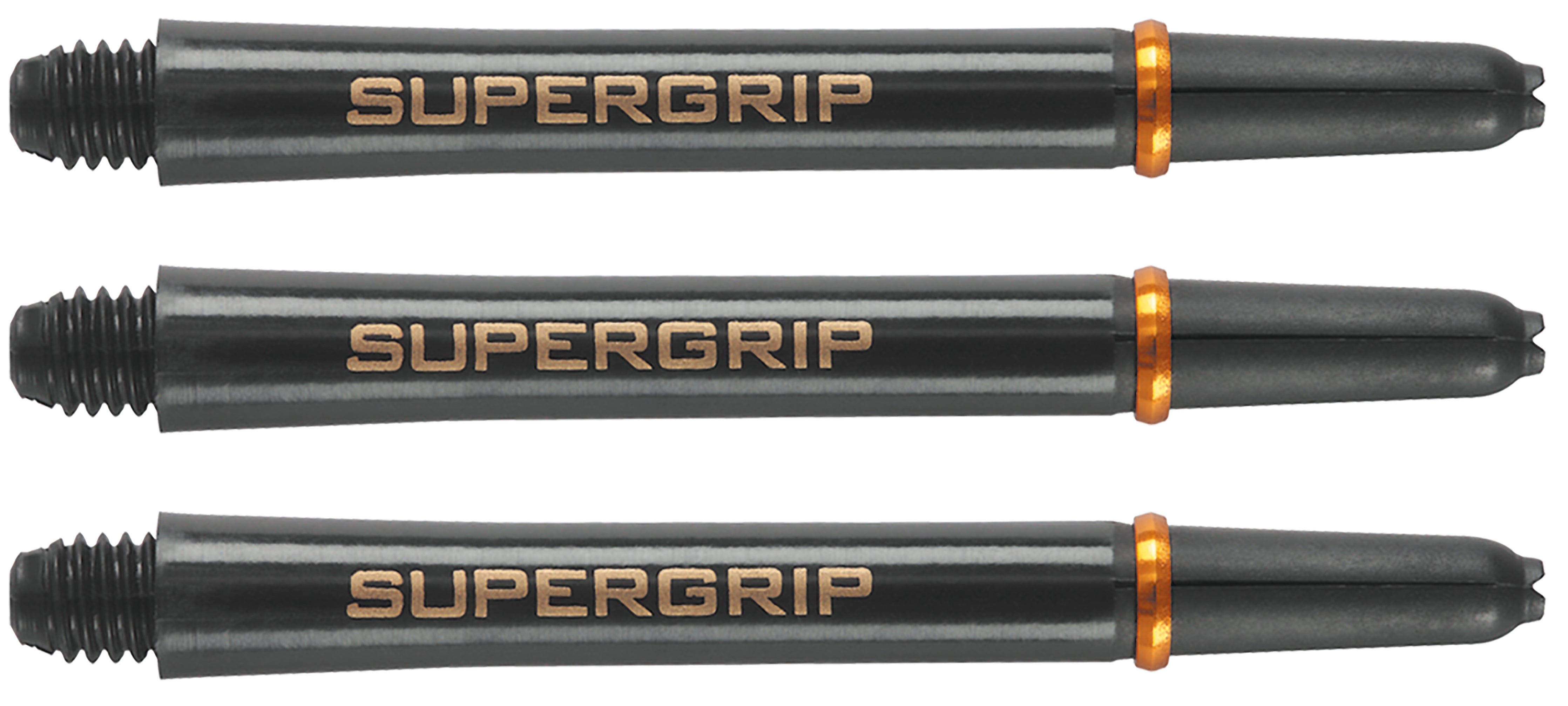Harrows Supergrip Dart Shafts - Black & Gold