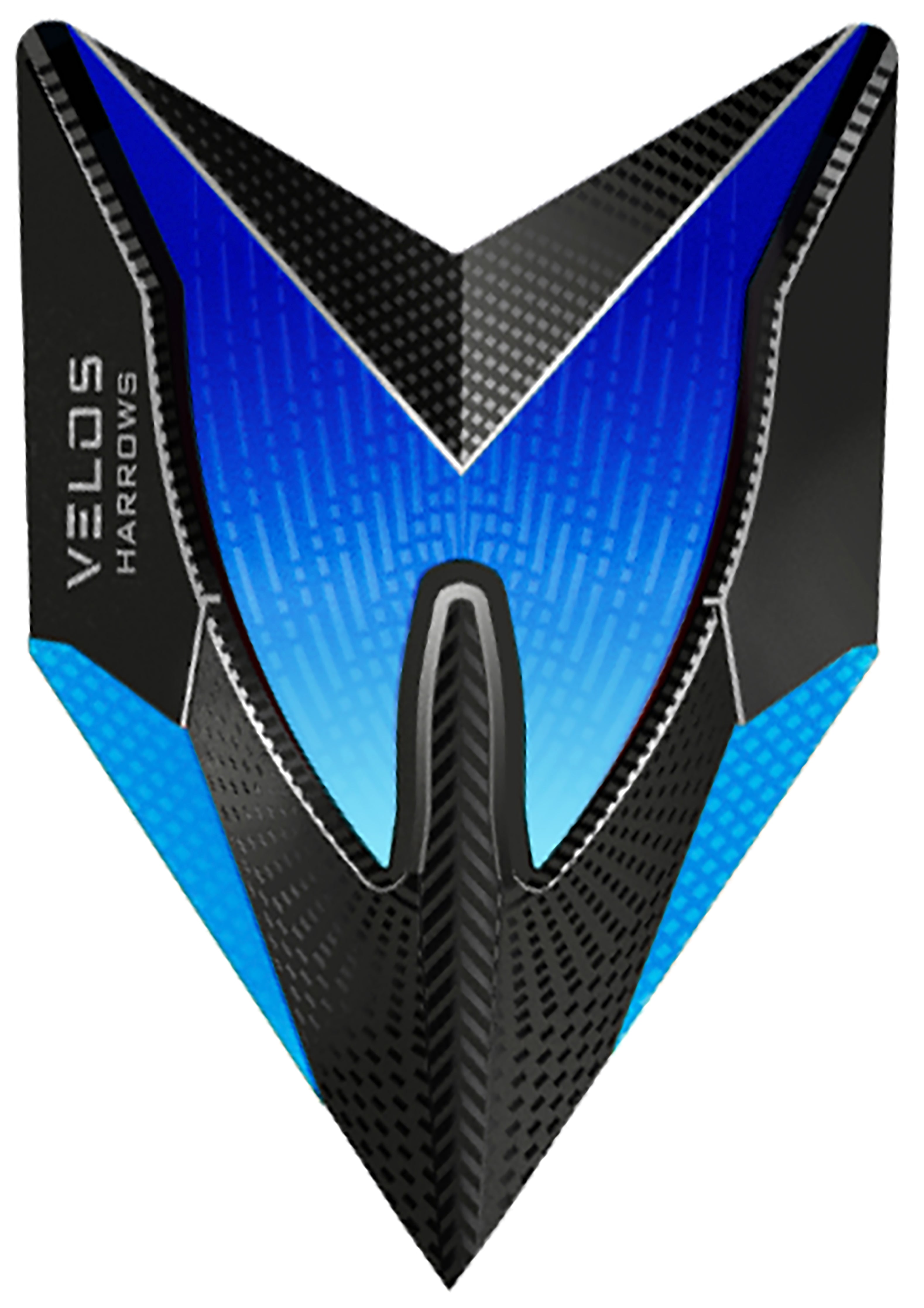 Harrows Velos Dart Flights - 100 Micron - Extra Strong - Blue