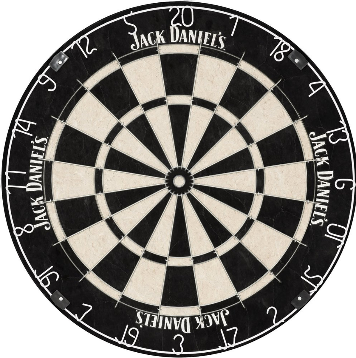 Jack Daniels Home Darts Centre Dartboard, 6 Darts JD Lo