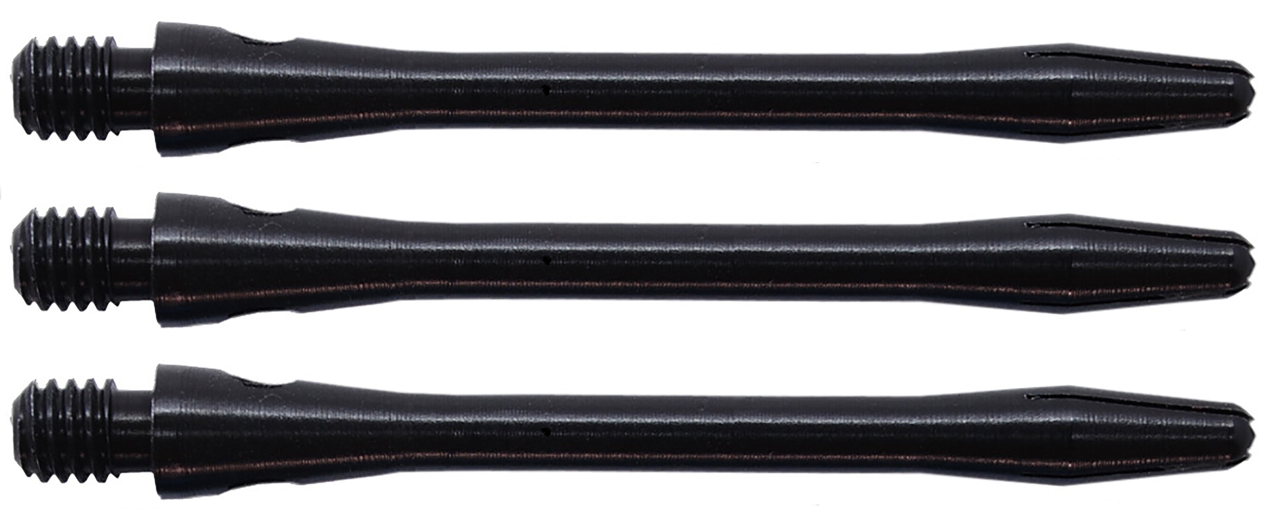Plain Black Aluminium Dart Shafts