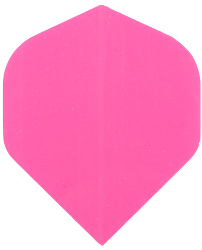 Dart Flights - Poly Plain - Standard - Neon Pink