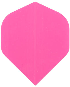 Dart Flights - Poly Plain - Standard - Neon Pink