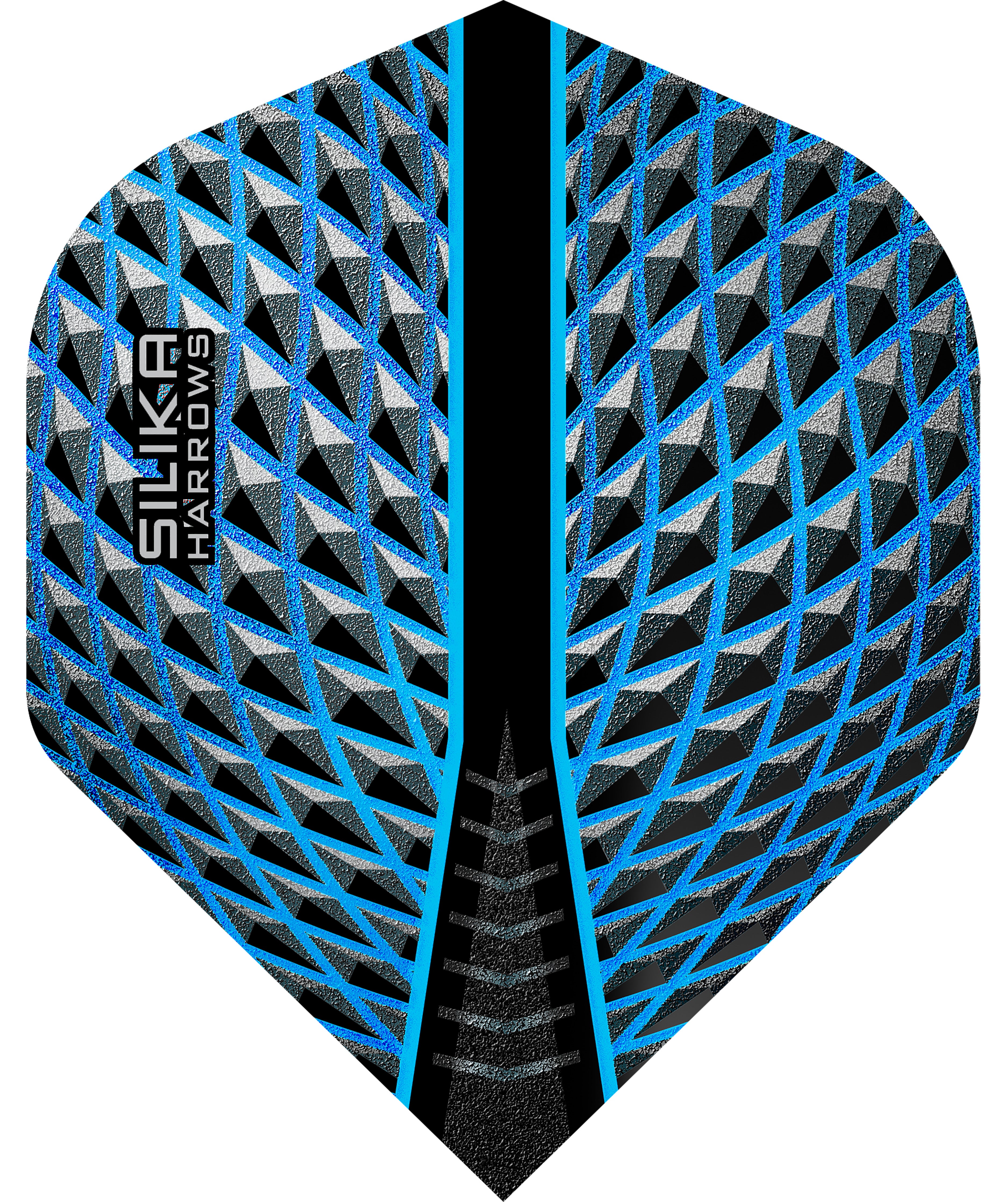 Harrows Silika Dart Flights - 100 Micron - No2 - Aqua