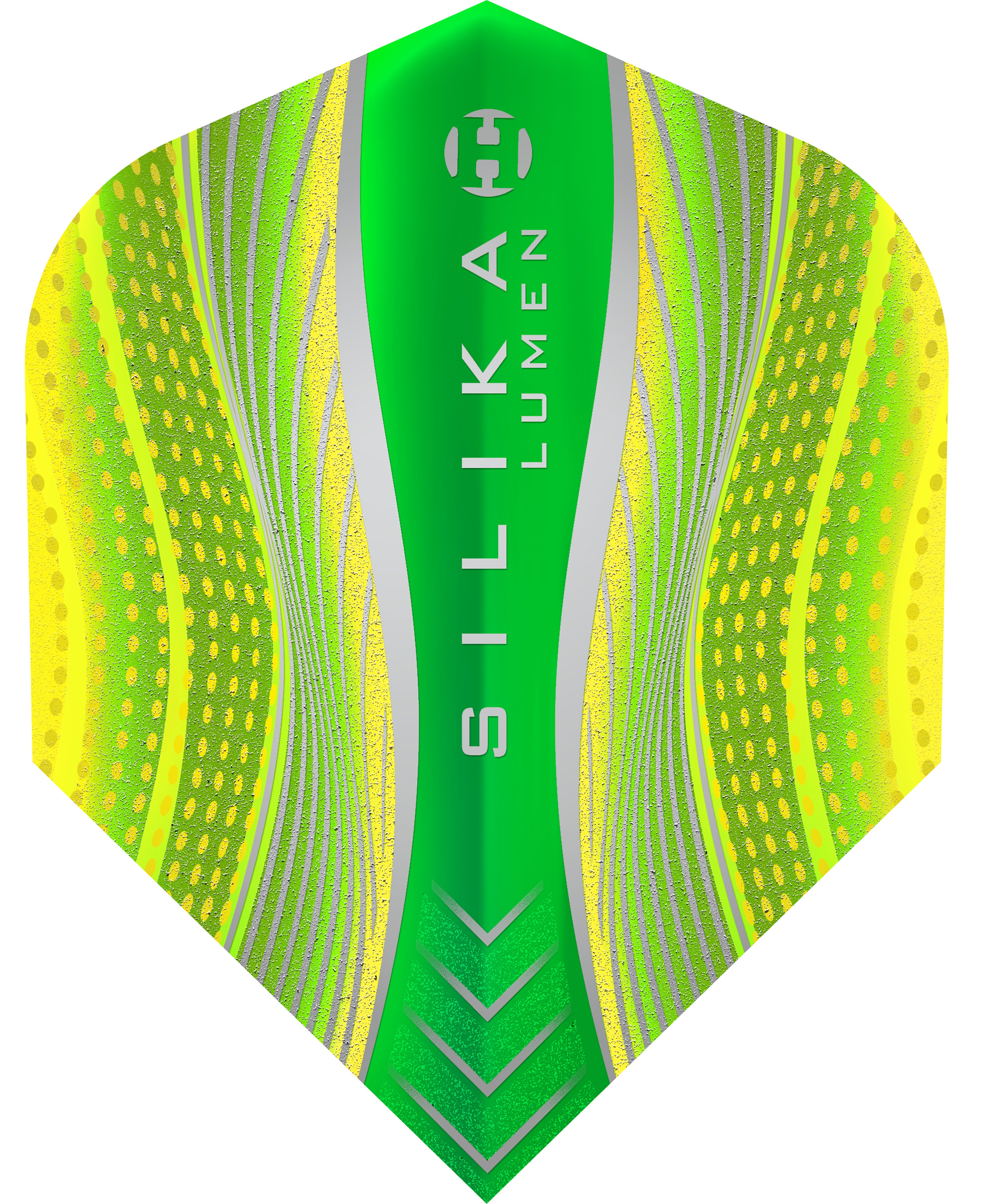 Harrows Silika Lumen Dart Flights - 100 Micron - No6 - Yellow