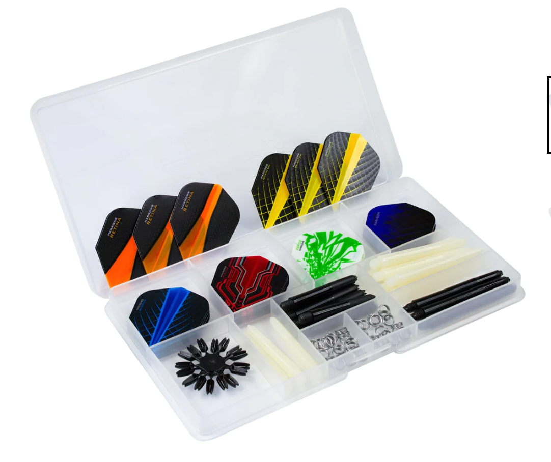 Harrows Darts Service Kit - Dart Case - Dart Accessories - 58 Piece