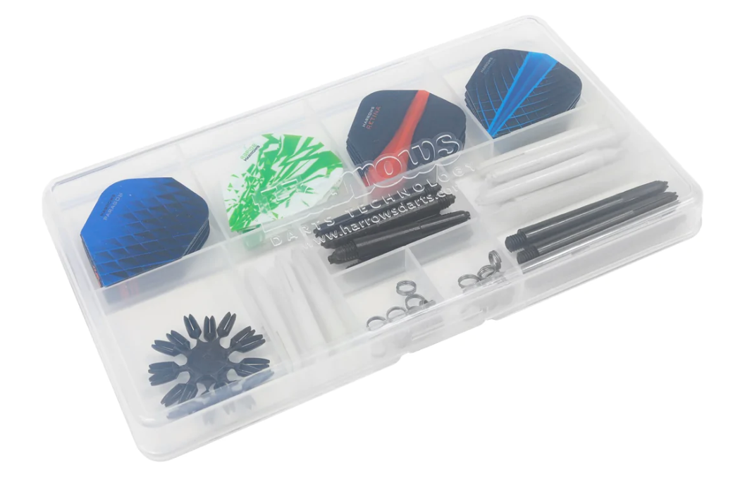 Harrows Darts Service Kit - Dart Case - Dart Accessories - 58 Piece
