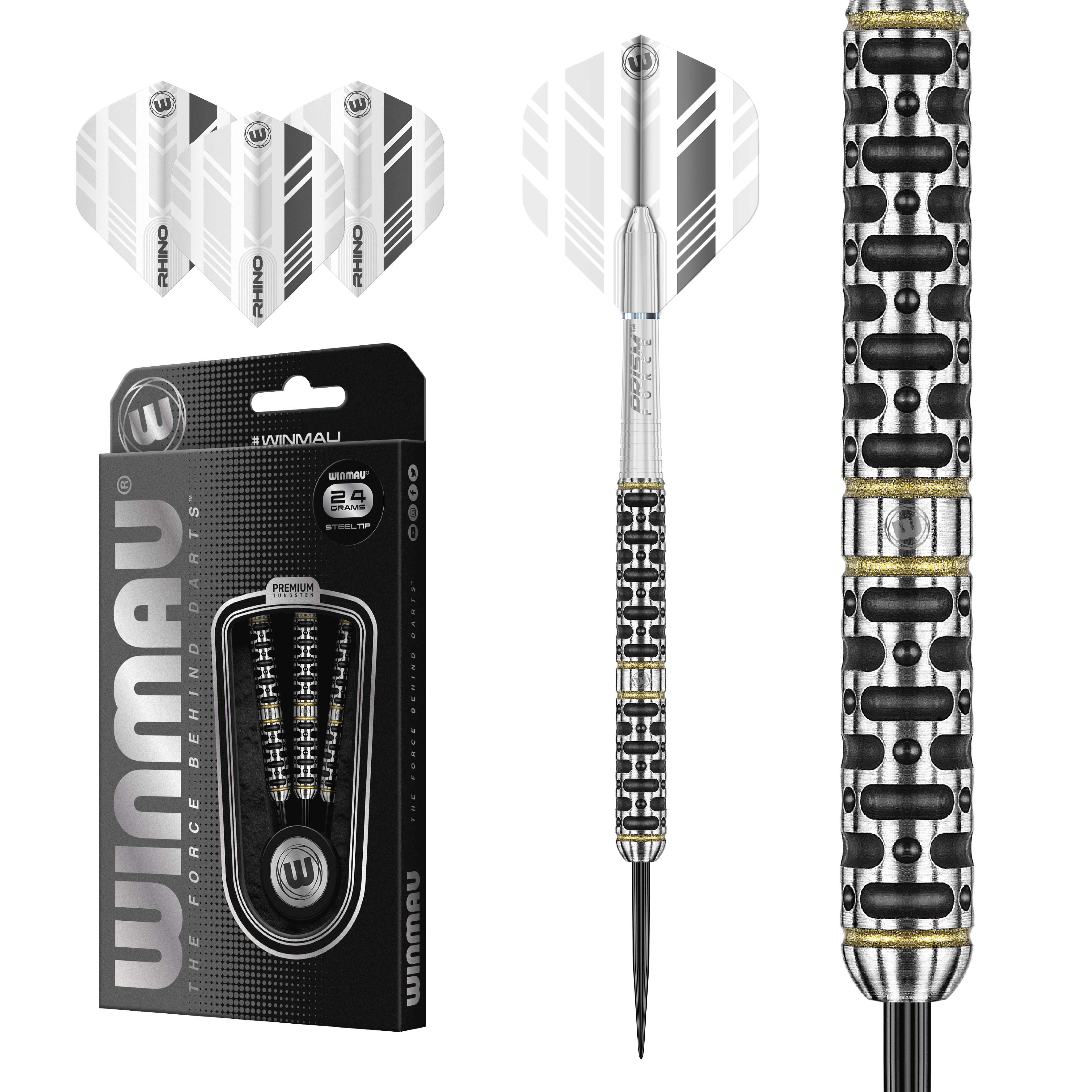 Winmau Steve Brown - The Bomber - 90% Tungsten Darts - 24g