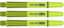 Target Pro Grip Evo Dart Shafts - Green