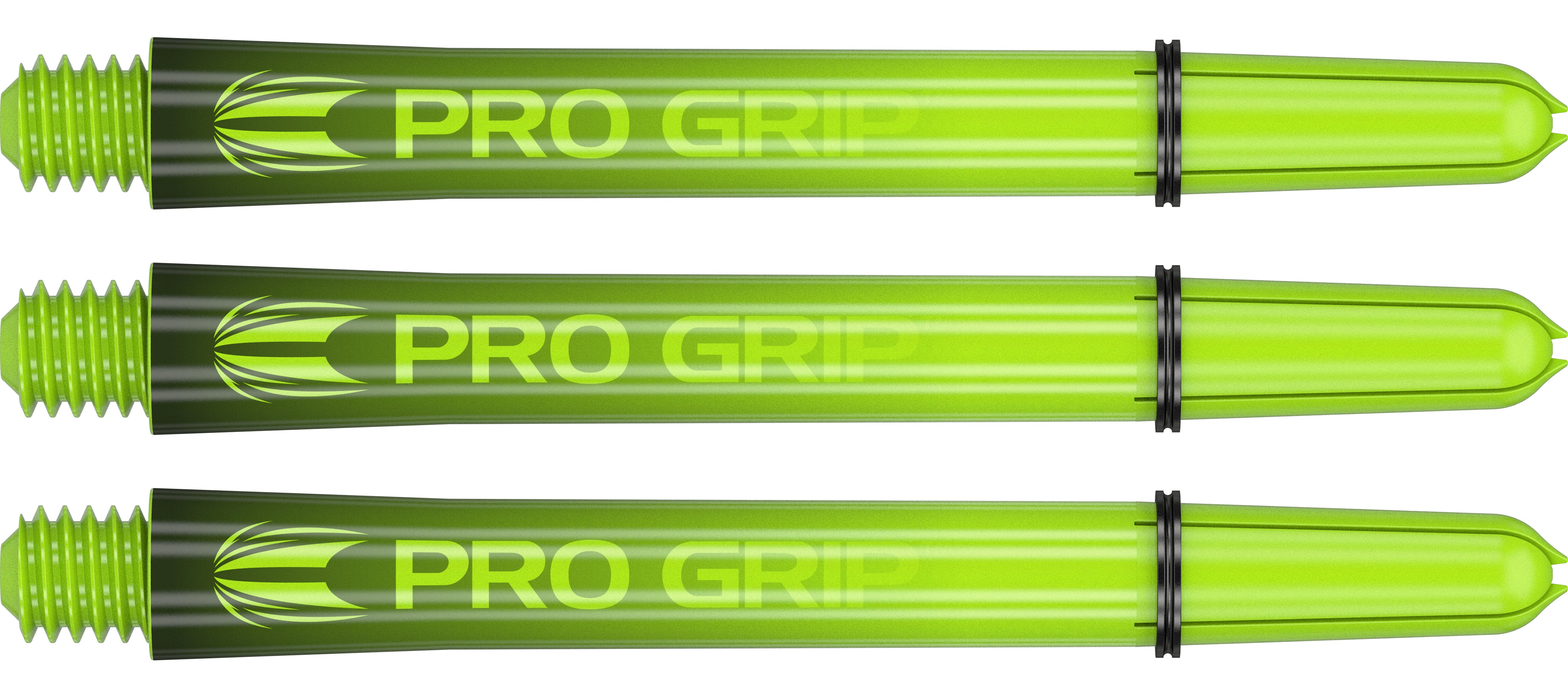 Target Pro Grip - Sera - Darts Shafts - Black & Lime
