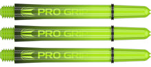 Target Pro Grip - Sera - Darts Shafts - Black & Lime