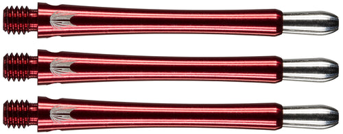 Target Grip Style Aluminium Shafts With Replaceable Tops - Red