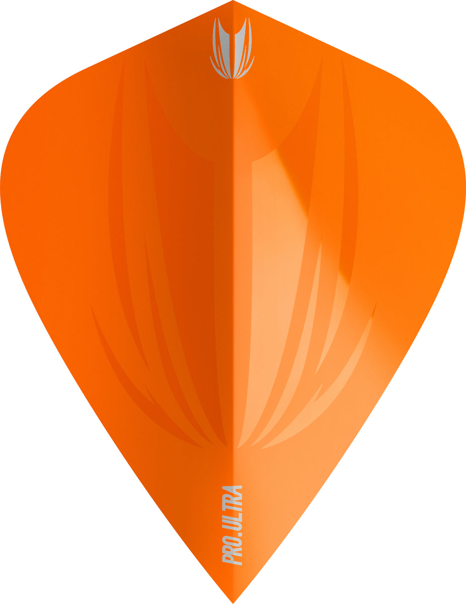 Target ID Pro Ultra Orange Kite Dart Flights Bully Darts