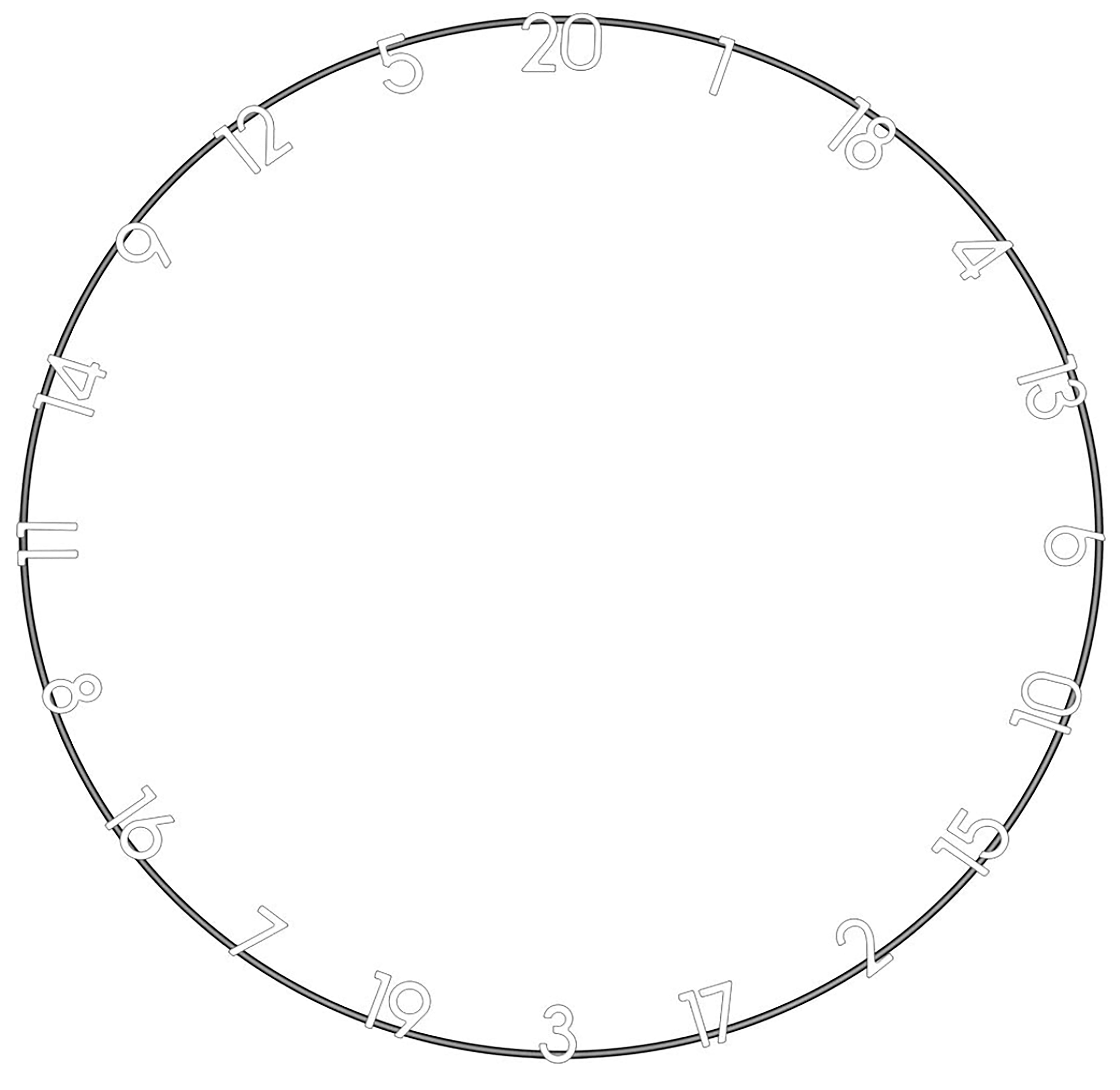 Unicorn HD2 Pro Edition - Metal Number Dartbaord Ring