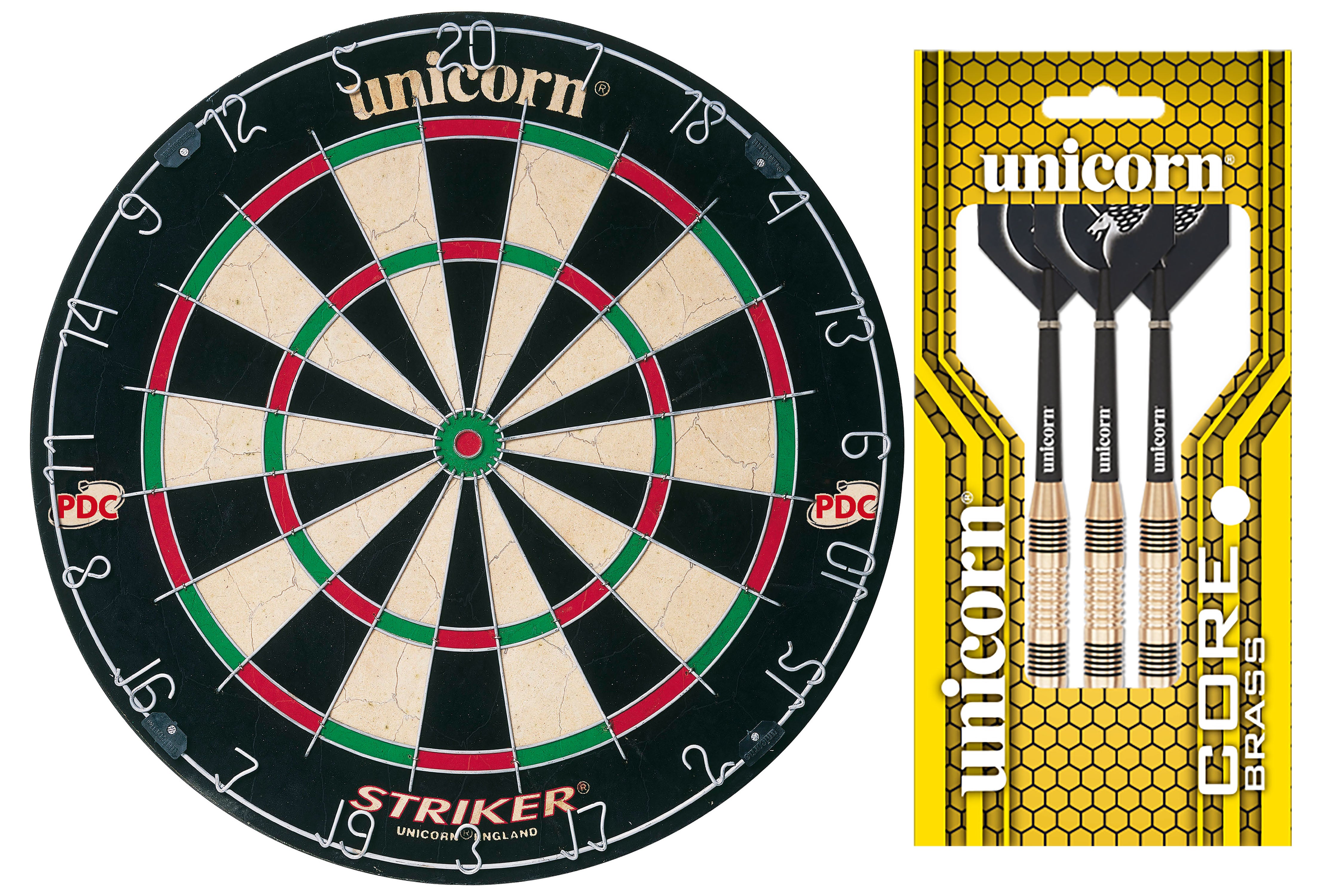 Unicorn Striker Dartboard & Darts Set