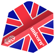 Unicorn Ultrafly Dart Flights - 100 Micron - Plus Std - Union Jack