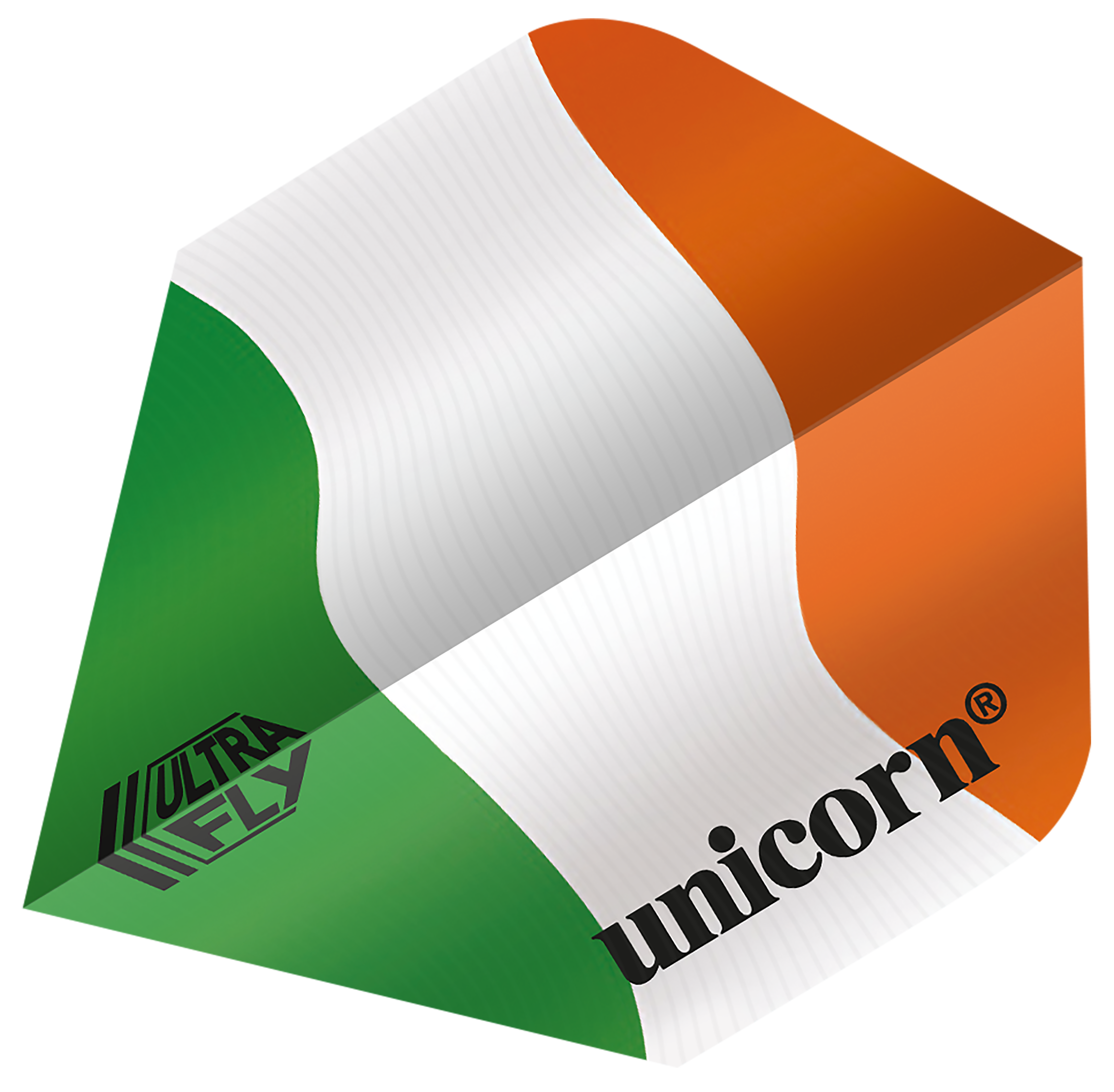 Unicorn Ultrafly Dart Flights - 100 Micron - Plus Std - Ireland - Wavy