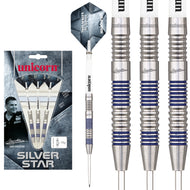 Unicorn Silver Star - Gary Anderson - The Flying Scotsman-  80% Tungsten Darts - 20g 24g 26g