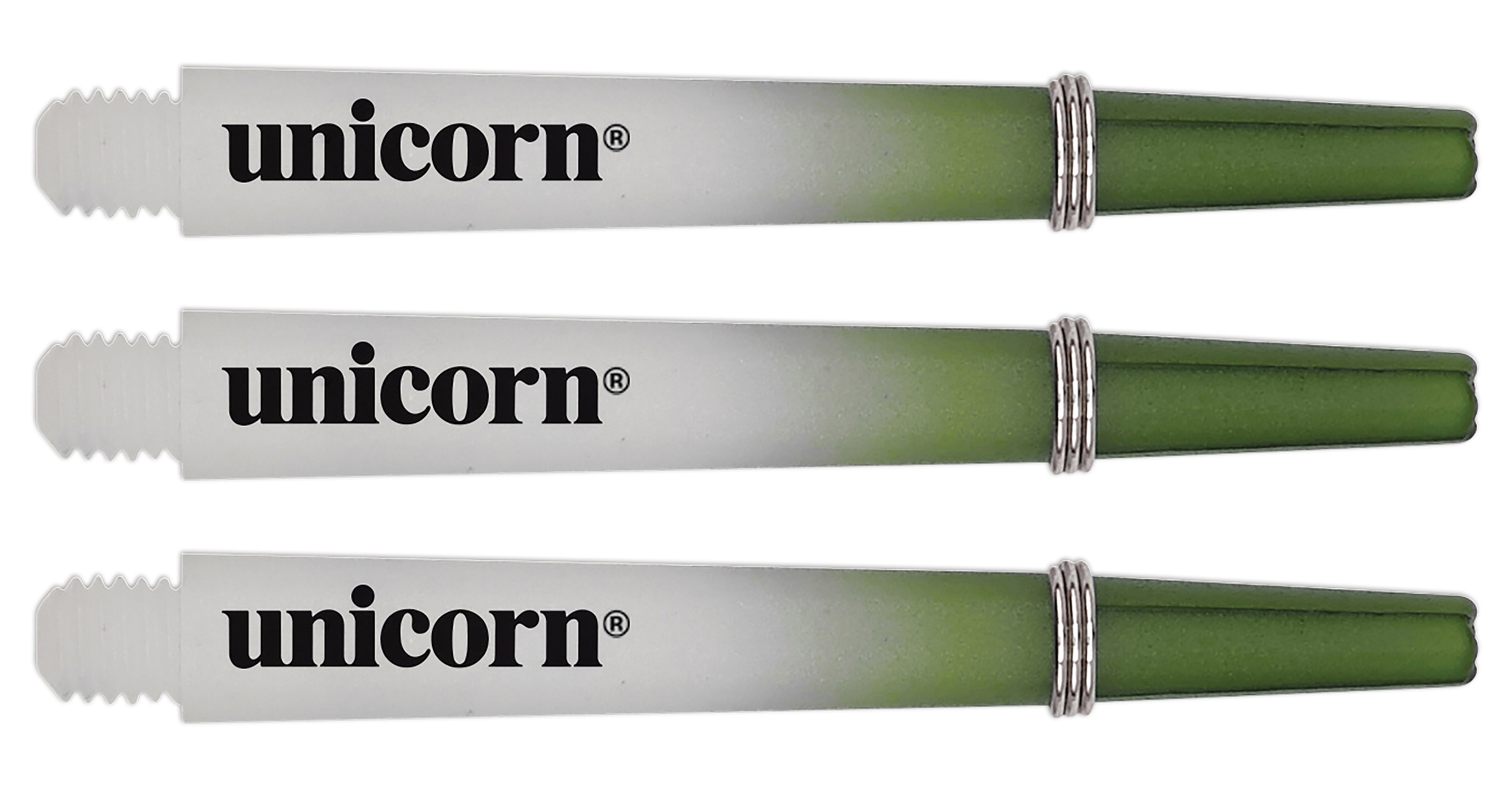 Unicorn Gripper 3 Two Tone Dart Shafts - Green