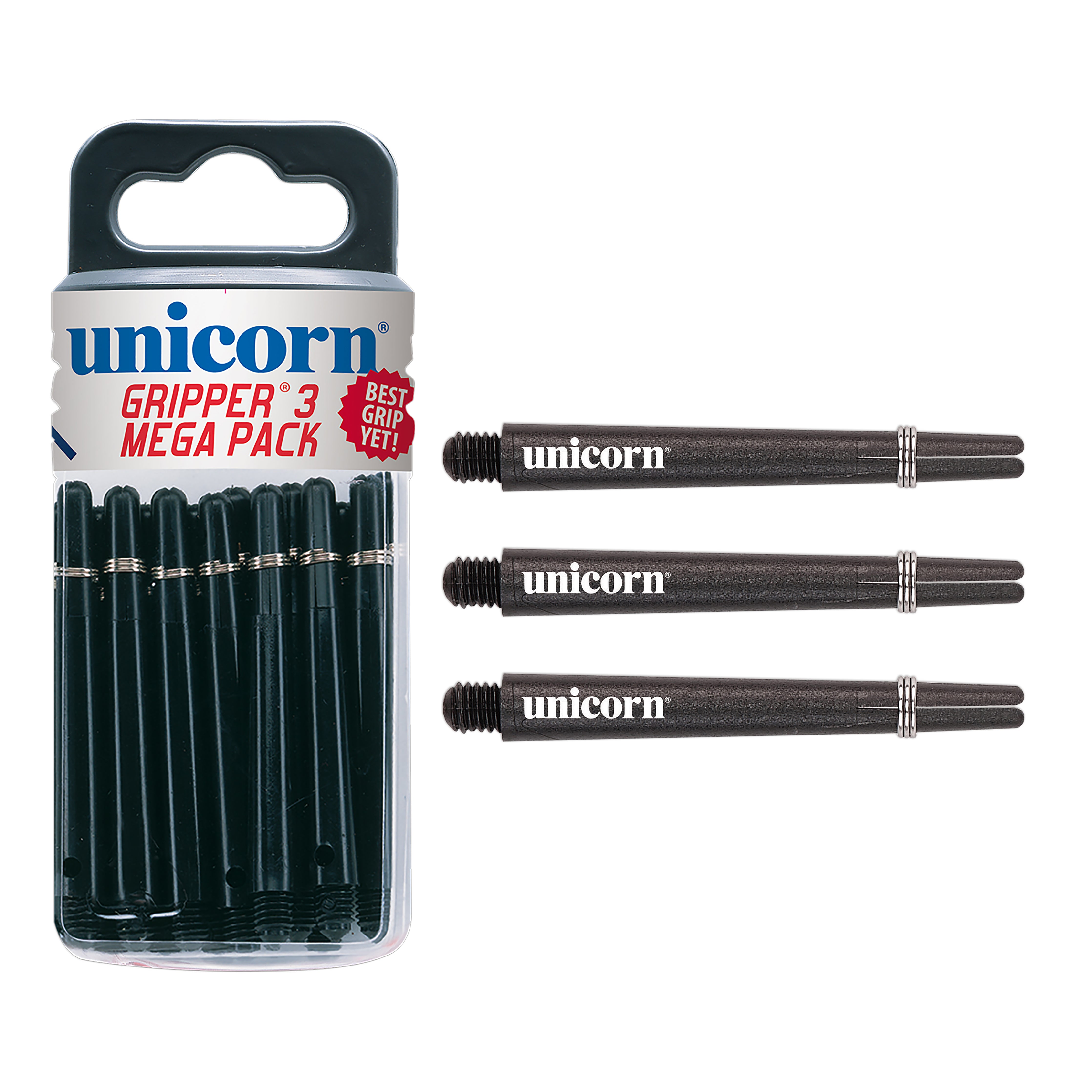 Unicorn Gripper 3 Canister Mega Pack Dart Shafts - 15 SETS!