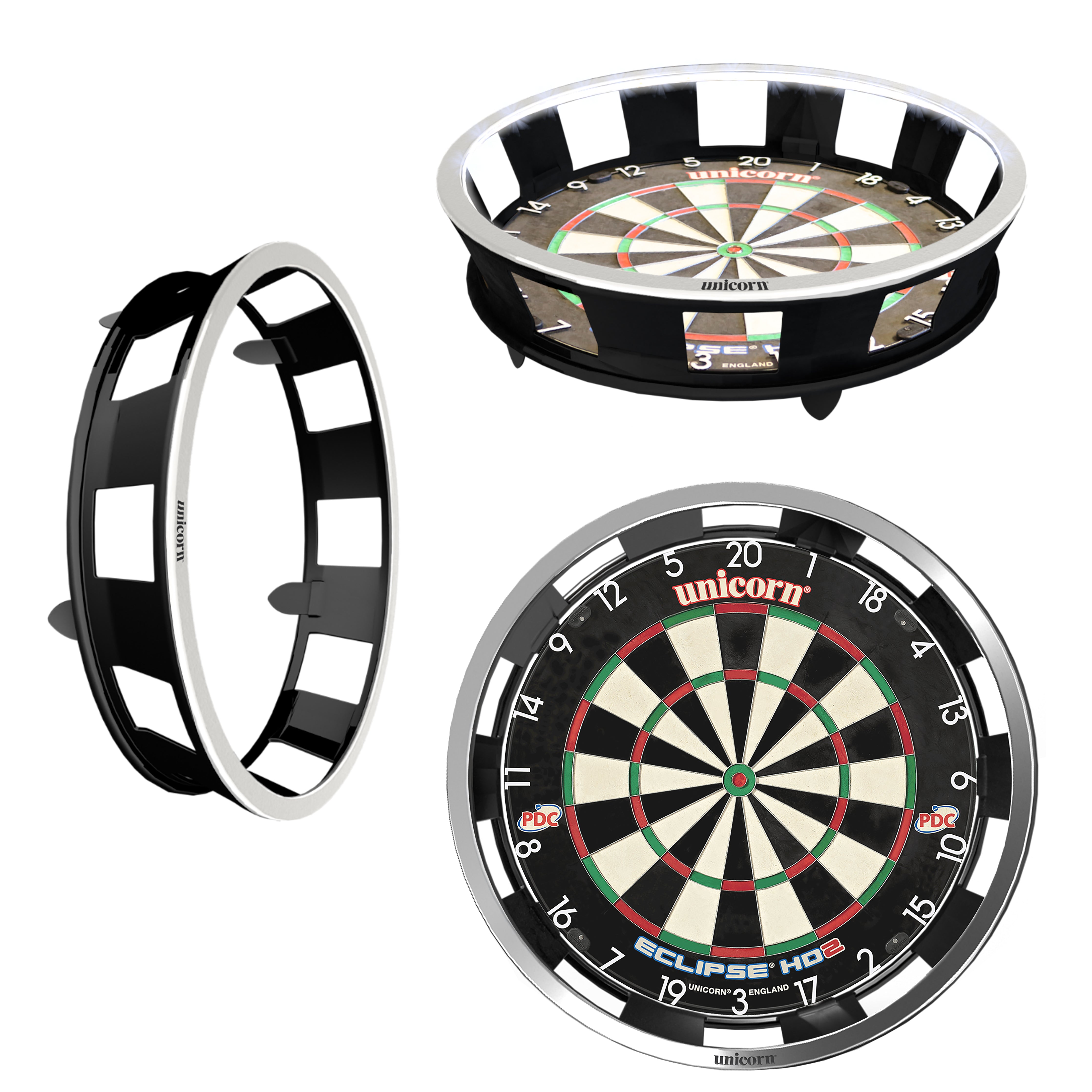 Unicorn Solar Flare Integrated Illuminated Pro Surround - 360 Degrees LED - No Shadow - Flare