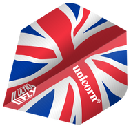 Unicorn Ultrafly Dart Flights - 100 Micron - Plus Std - Union jack - Wavy