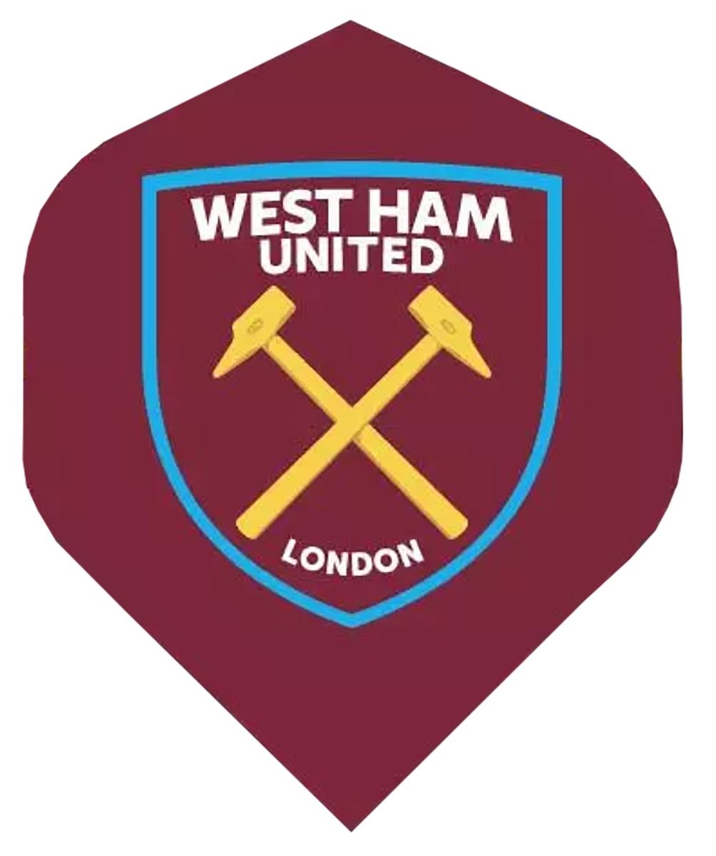 West Ham United Football Dart Flights Bully Darts