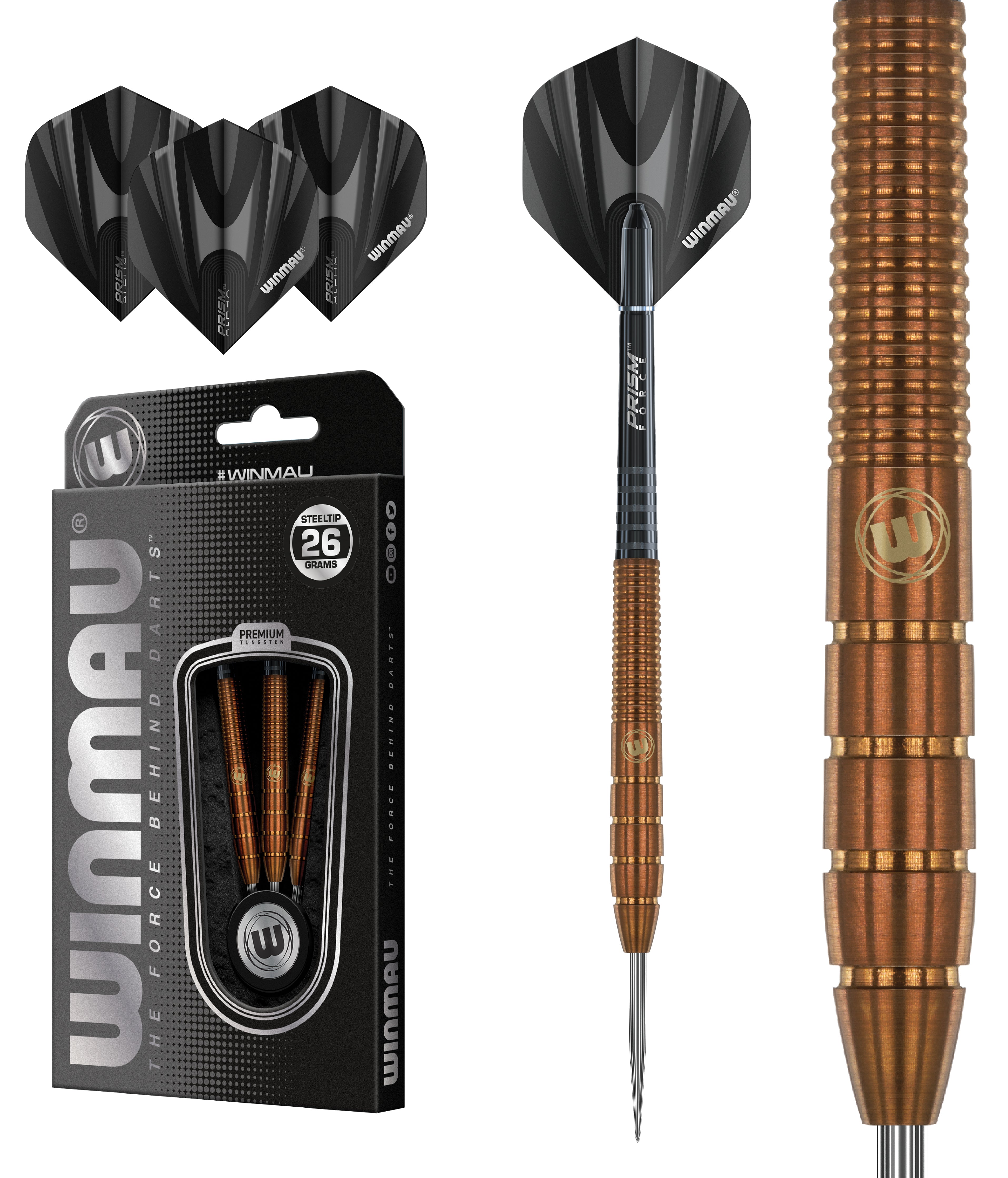 Winmau Darren Herewini - 90% Tungsten Darts - 24g 26g