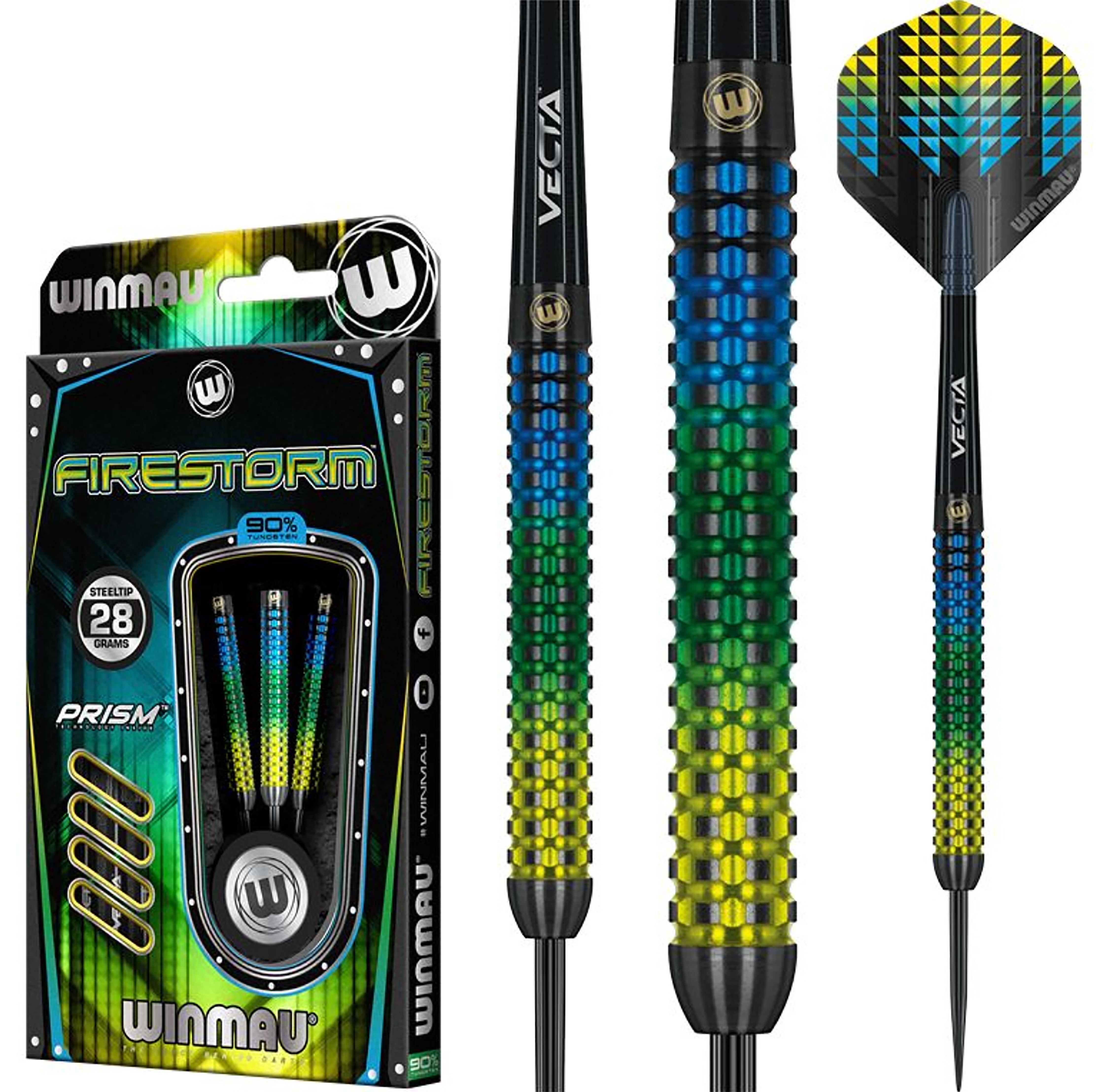 Winmau Firestorm - 90% Tungsten Darts - 21g to 28g