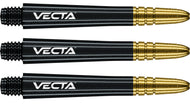 Winmau Vecta Dart Stems - Polycarbonate Base - Aluminium Top - Gold