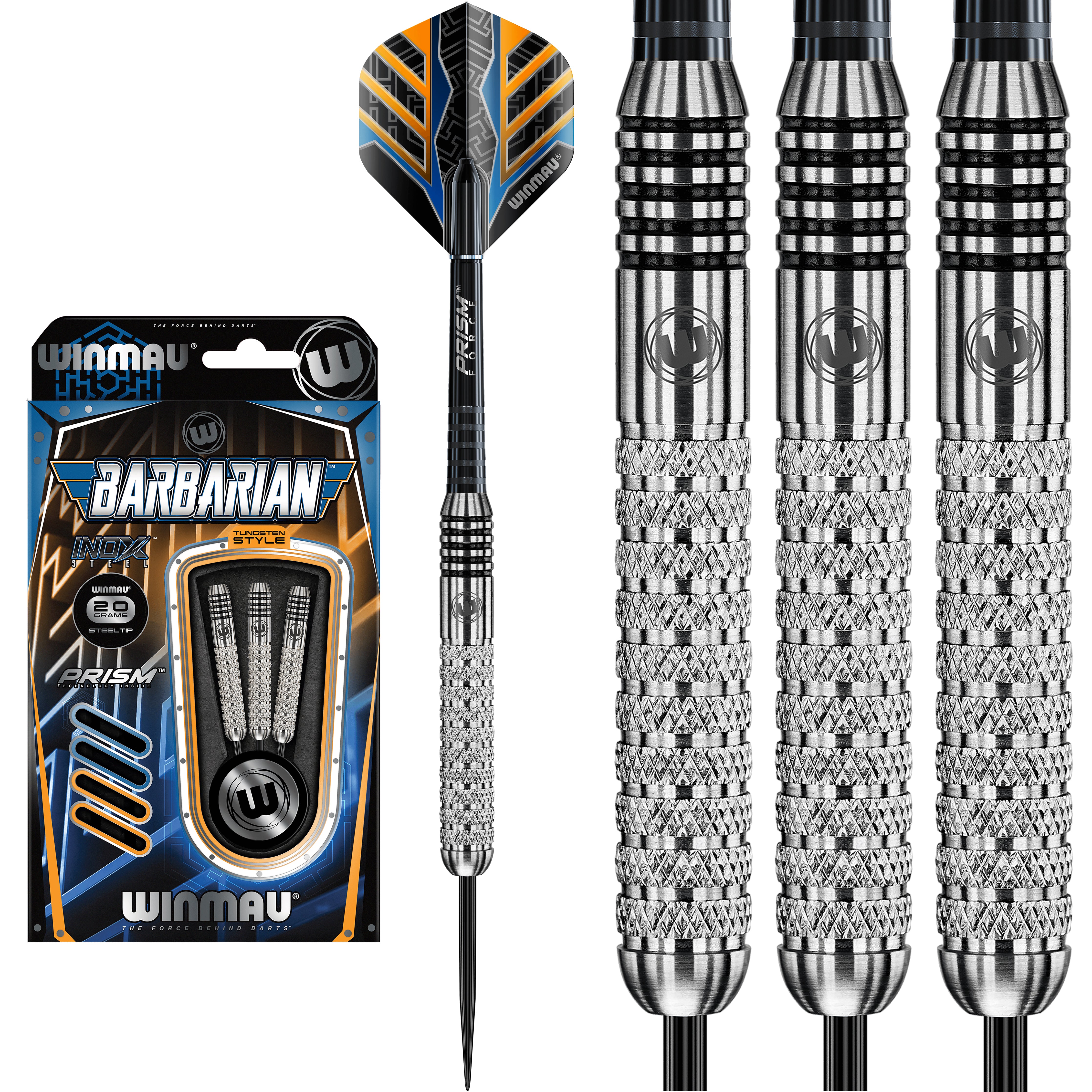 Winmau Barbarian Inox Steel Darts - 20g 22g 24g