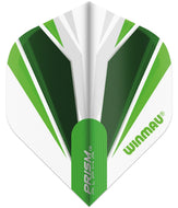 Winmau Prism Alpha Flights - Standard Shape - Green & White