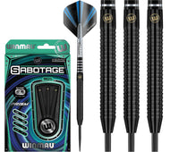 Winmau Sabotage - 90% Tungsten Darts - Onyx Coating - 22g 24g 26g