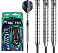 Winmau Sabotage - 90% Tungsten Darts - Natural - 22g 24g 26g