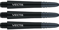 Winmau Vecta Stems - Polycarbonate Base - Aluminium Top - Black