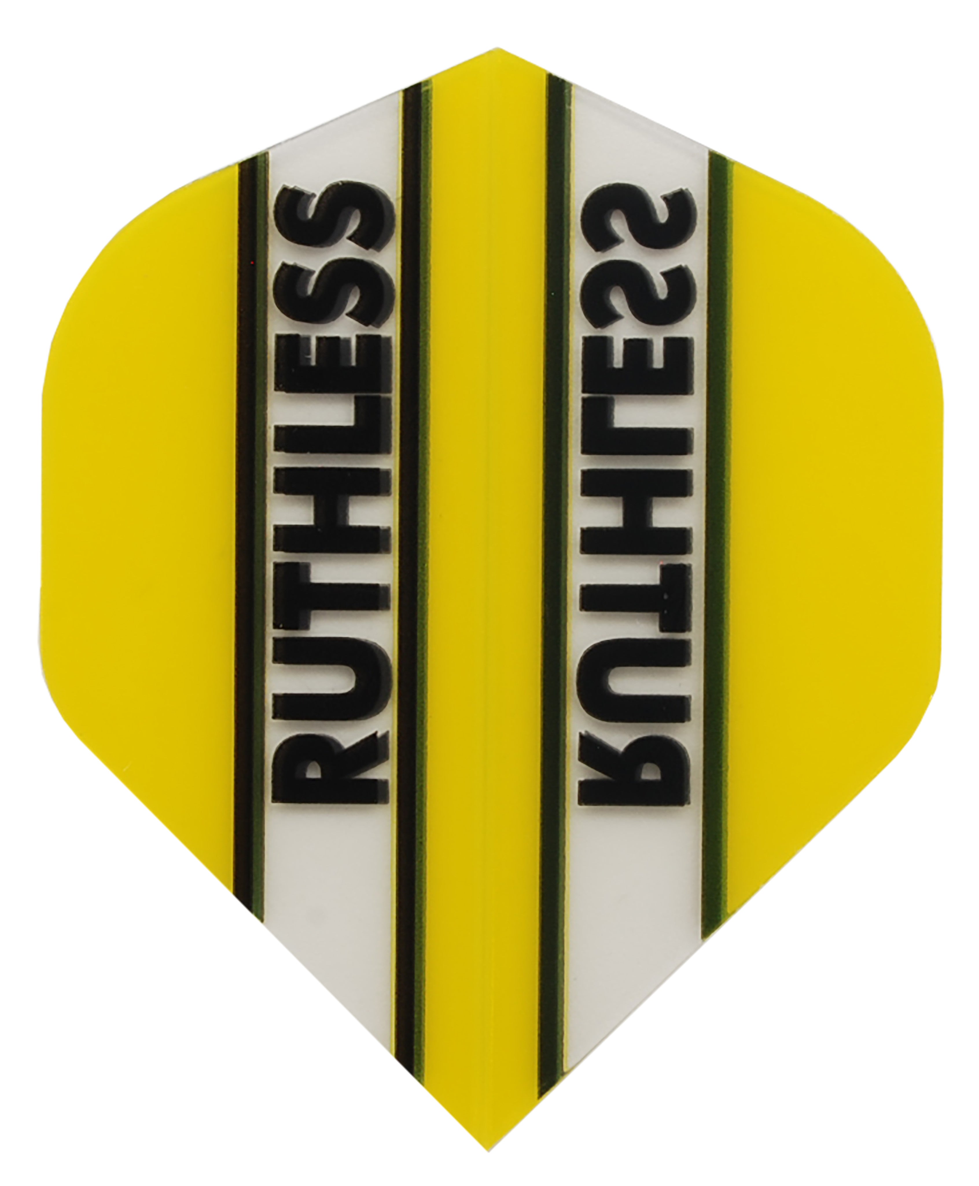 Clear Yellow Ruthless Dart Flights