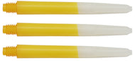 Two Tone Yellow Nylon Dart Shafts