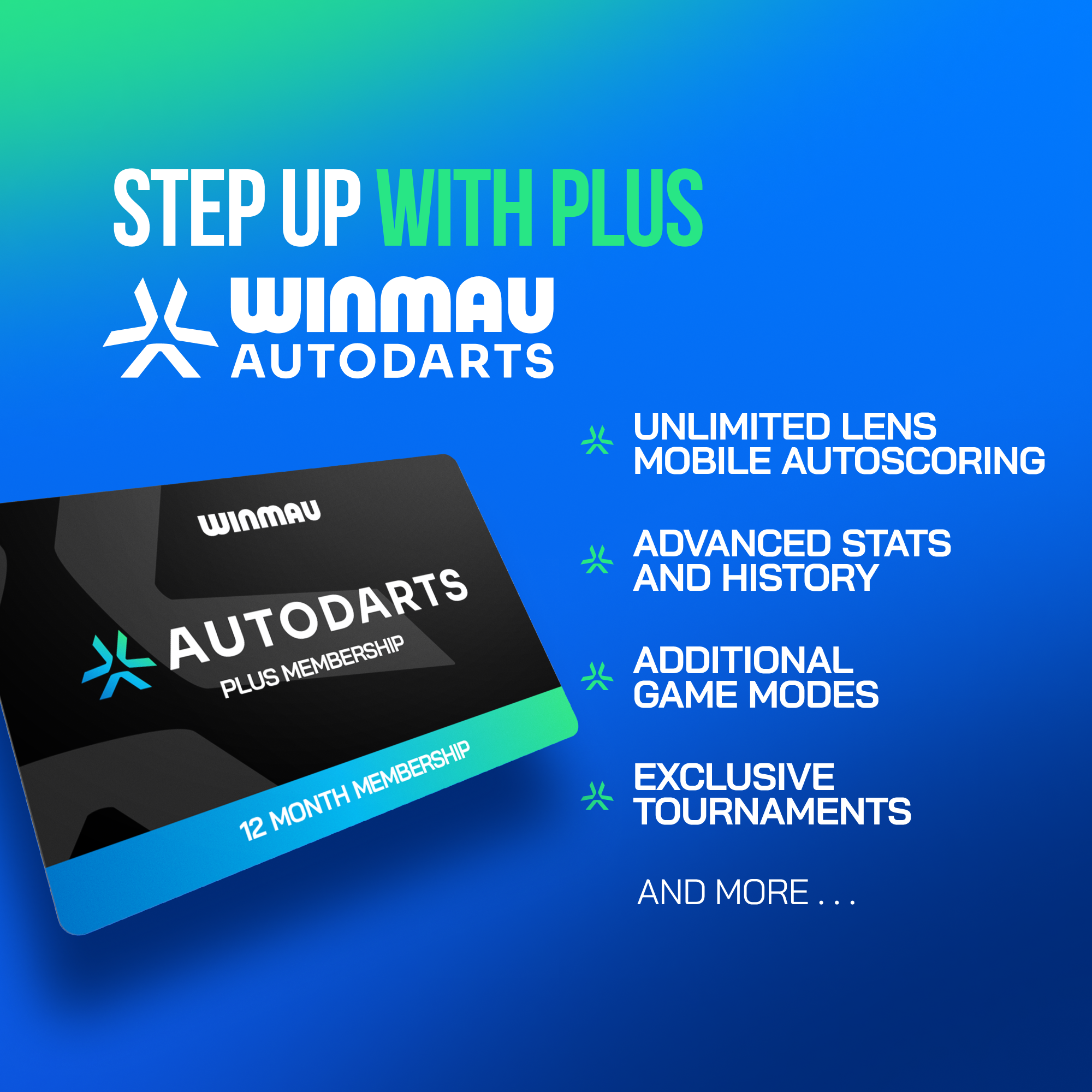 Winmau Autodarts Tripod Bundle - Tripod + 12-Month subscription