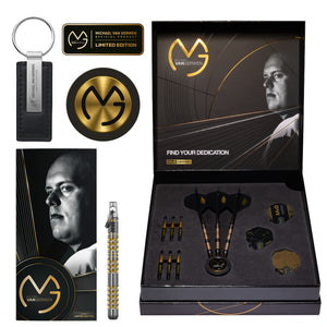 Winmau MVG Limited Edition Steel Tip Darts - 5 Year Anniversary Gift Box - 22.5g