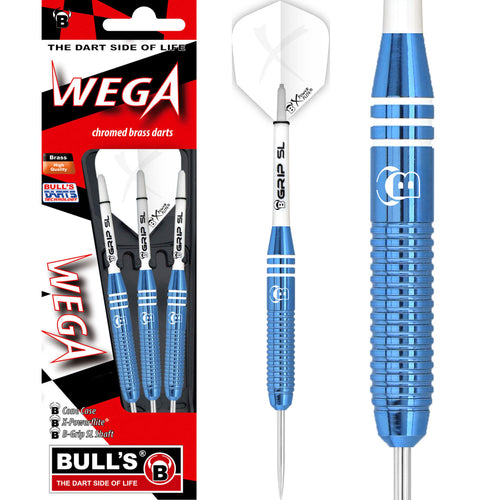 BULL'S Wega Steel Darts - Brass Darts - 20g 22g