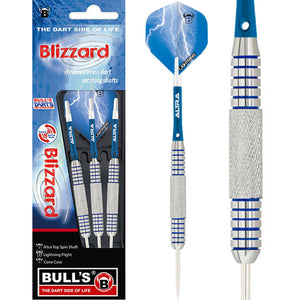 BULL'S Blizzard Steel Tip Darts - 23g