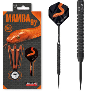 BULL'S Mamba 97 M3 Steel Tip Darts - 97% Tungsten - 21g