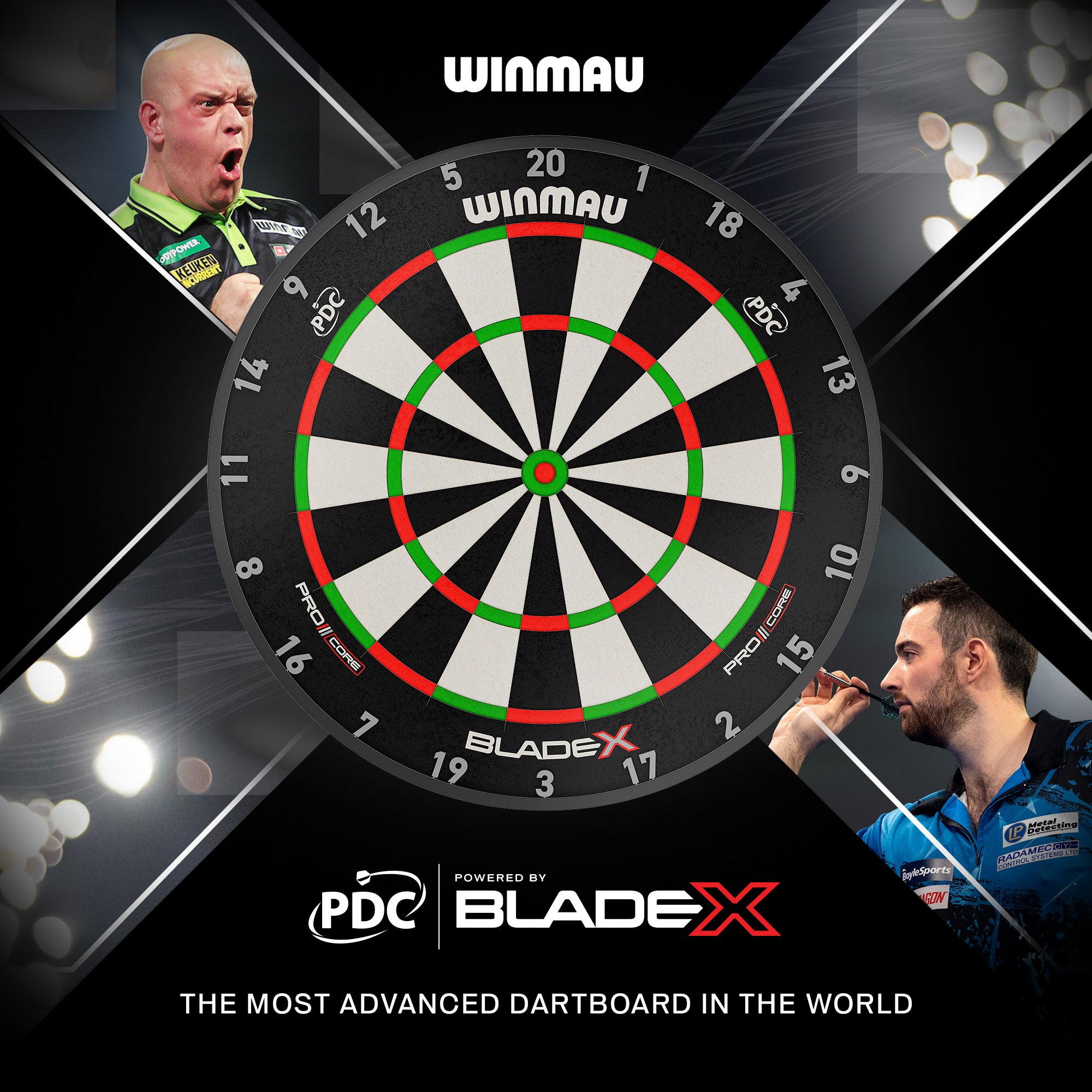 Winmau Blade X Pro Core - Official PDC Dartboard
