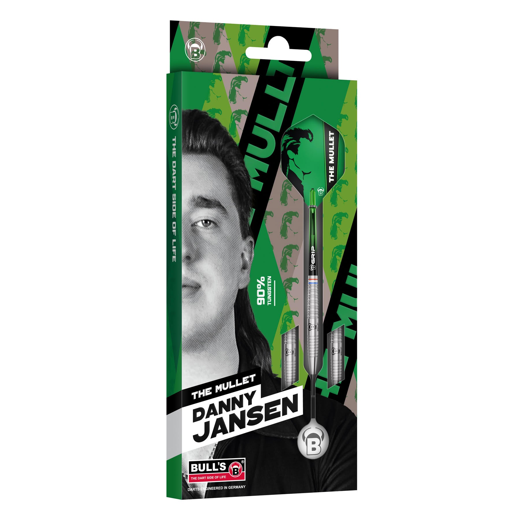 BULL'S Danny Jansen G2 - 90%Tungsten Steel Tip Darts - 22g 24g 26g