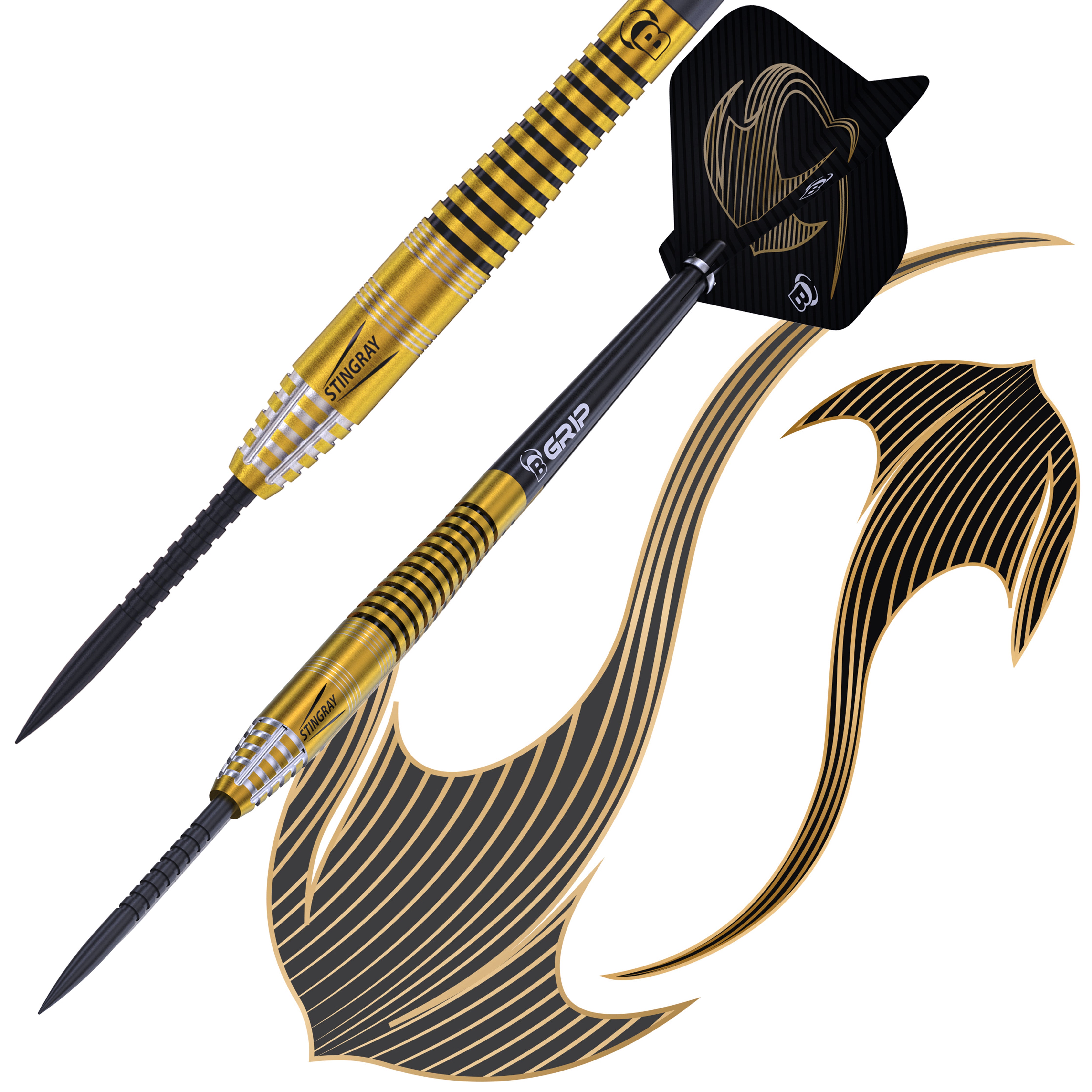BULL'S Stingray ST3 Steel Darts - 90% Tungsten - 22g 24g 26g