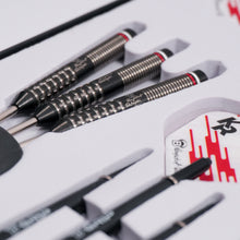 BULL'S Krzysztof Ratajski Gen 2 Black Edition Steel Tip Darts - 90% Tungsten - 22g 24g 26g