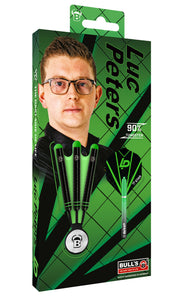 BULL'S Luc Peters Steel Tip Darts - 90% Tungsten - 22g