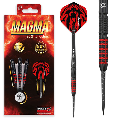 BULL'S Magma Steel Tip Darts - 23g 25g